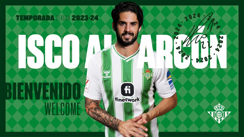 Anuncio de Isco por el Real Betis