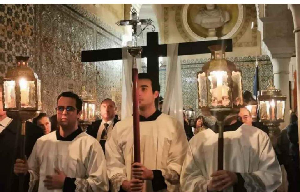 Hoy se celebra el Vía Crucis de la Pía Unión en la Casa de Pilatos.