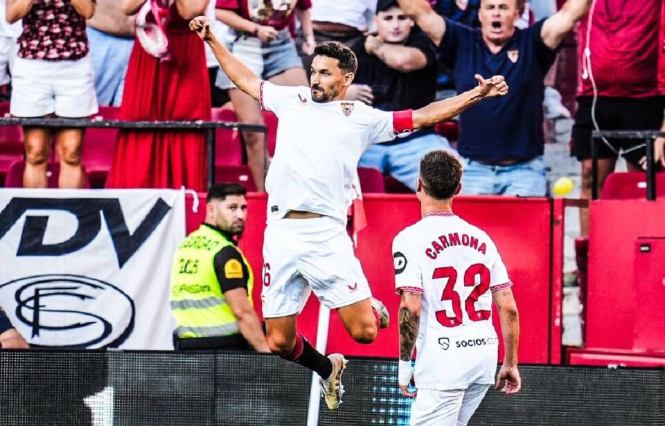 El Sevilla FC se lleva la victoria ante el Getafe, después de un 1-0 con gol de Jesús Navas