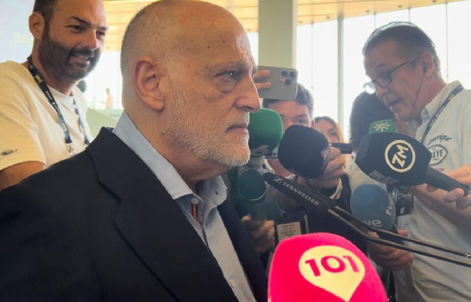 Javier Tebas ha elogiado el proyecto financiero y deportivo del Real Betis Balompié