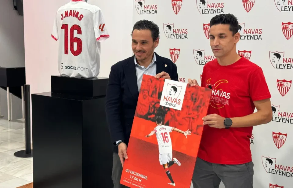 El Sevilla FC organizará un homenaje en el Sánchez Pizjuán el 30 d diciembre para despedir a Jesús Navas tras su retirada.