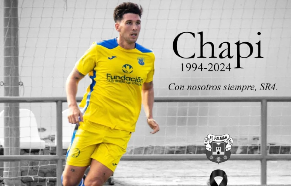 El fútbol sevillano llora el fallecimiento de Chapi, futbolista del CD Palmar.