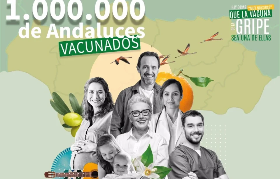 Un millón andaluces vacunado frente gripe